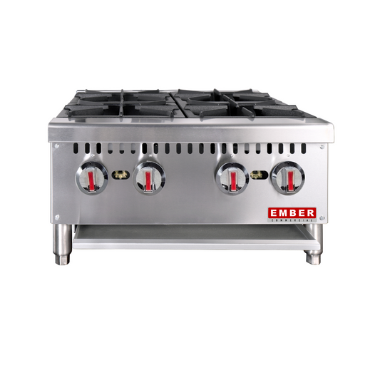 Ember Commercial EMHP-24M 24" Table top Commercial Gas Stove