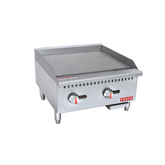 Ember Commercial EMMG-24 24" Table top Commercial Gas Griddle