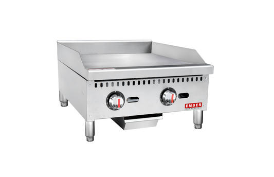 Ember Commercial EMTG-24M 24" Table top Commercial Gas Griddle